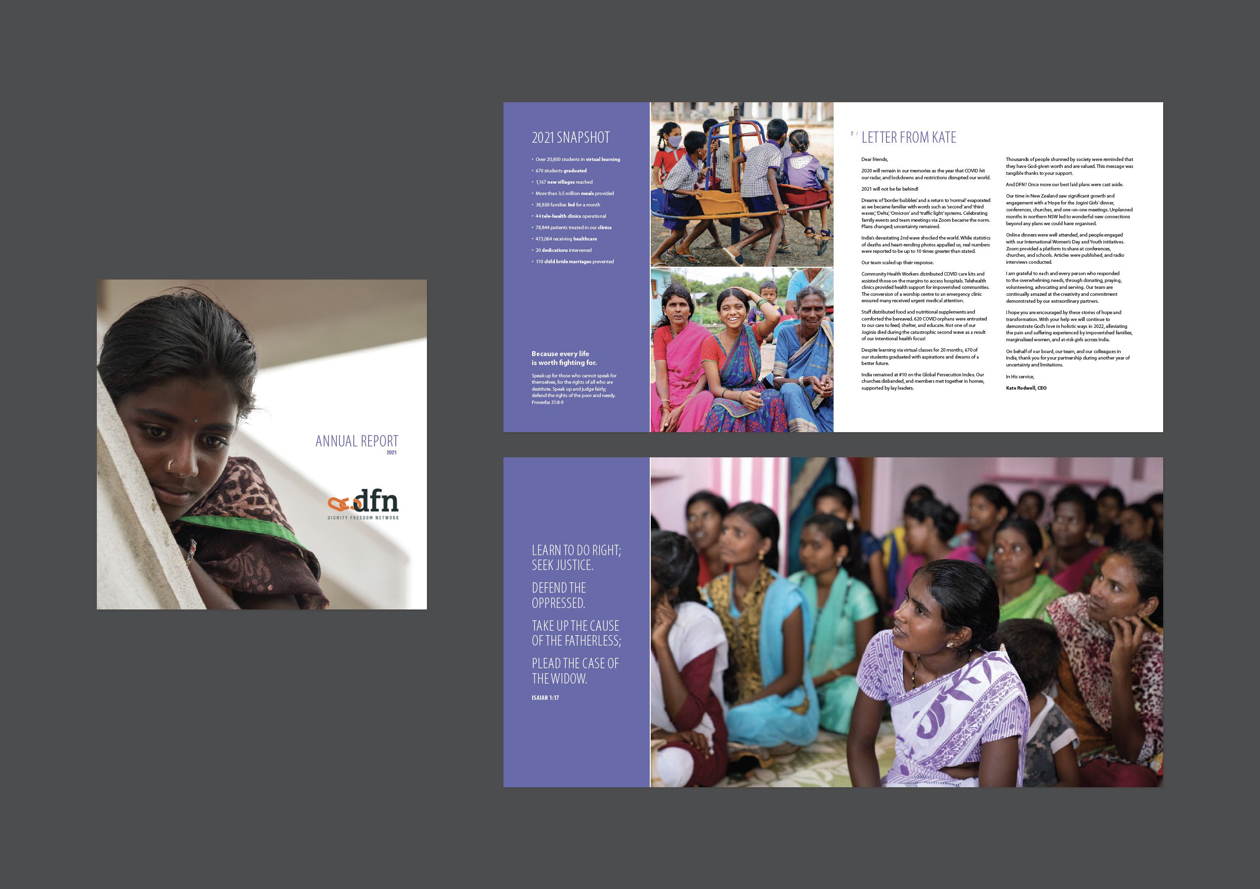 Print Design - Dignity Freedom Network