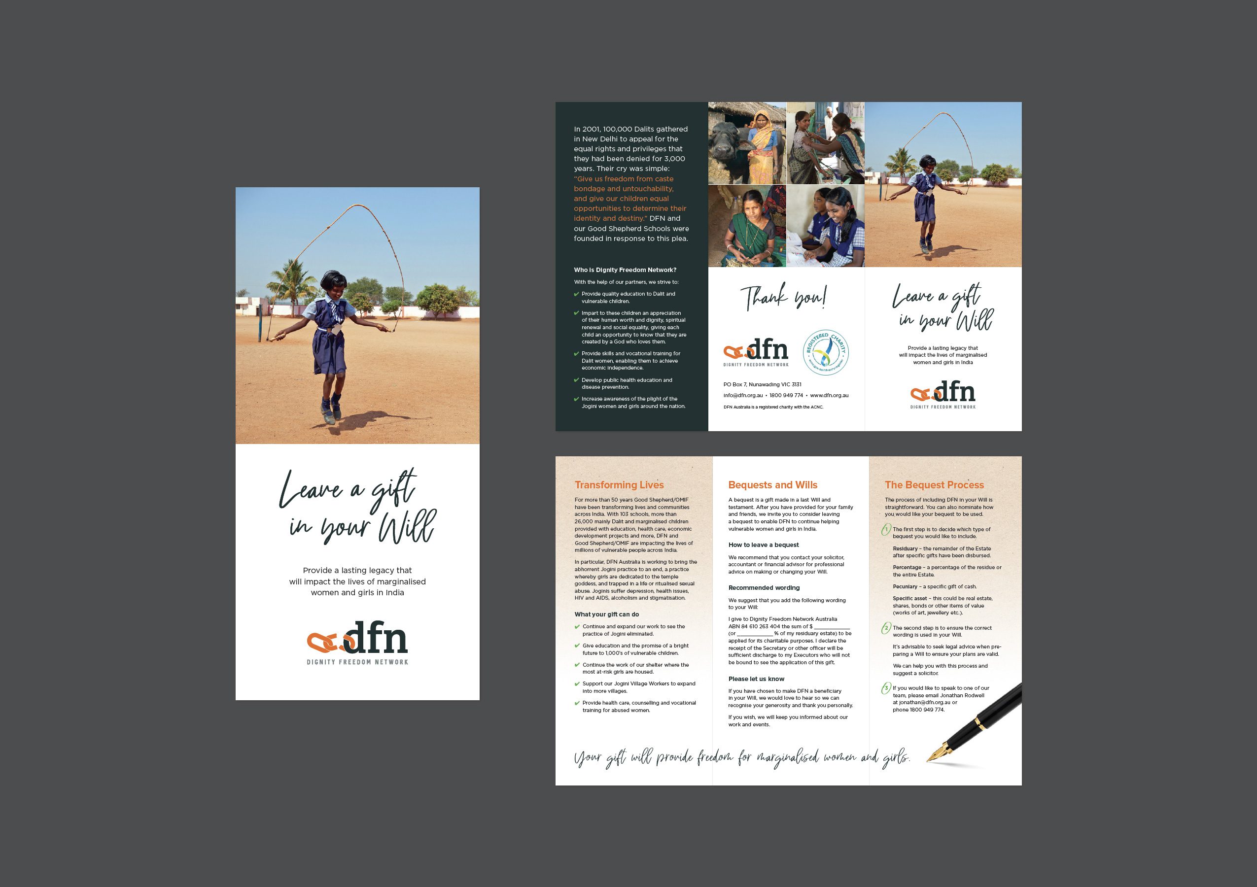 Print Design - Dignity Freedom Network