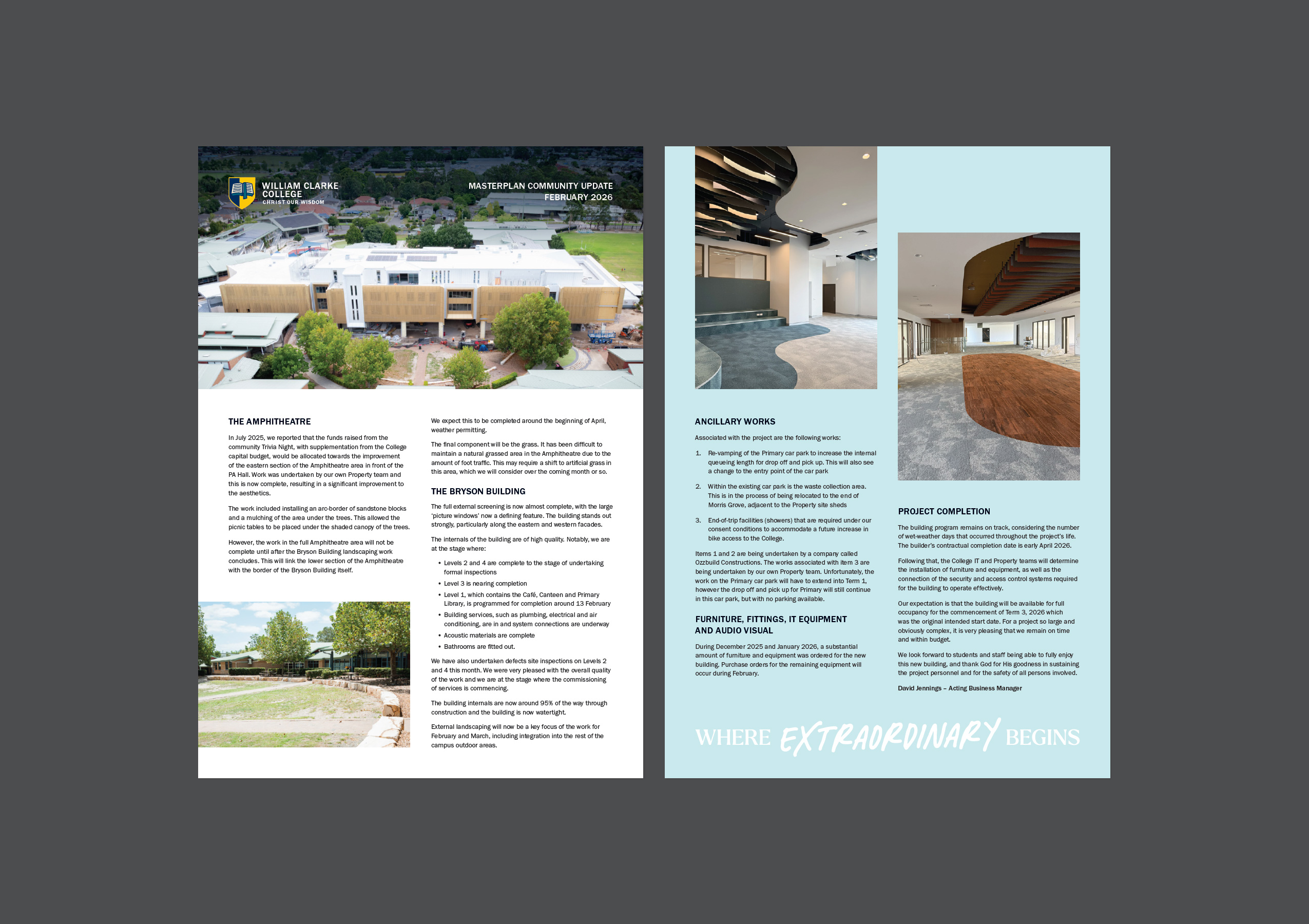Print Design - William Clarke College